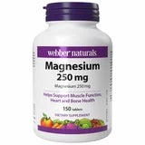 Webber Naturals Magnesium 250mg 150 Tablets