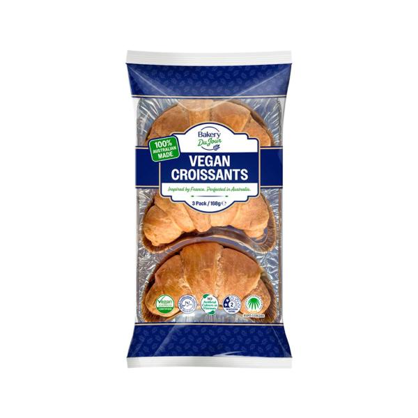 BAKERY DU JOUR VEGAN CROISSANT 3 PACK 168G