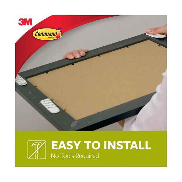 4 Pack 3M Command Picture Hanging Strips Medium - White