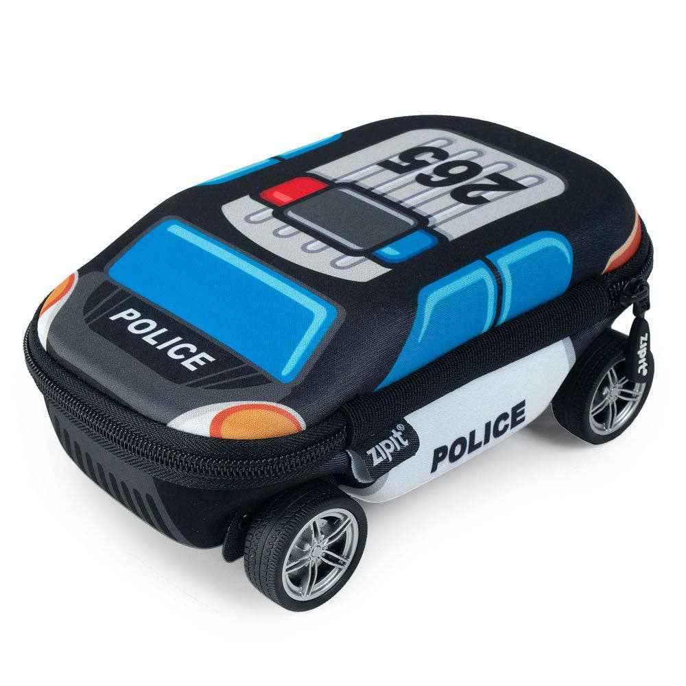 ZIPIT Truck Box Pencil Case Fire Truck/ Police Car Stationary Toy Car 3yrs+