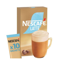NESCAFE LATTE COFFEE SACHETS 10 PACK