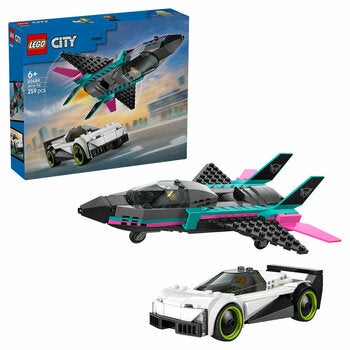LEGO City Jet Vs. Car 60489