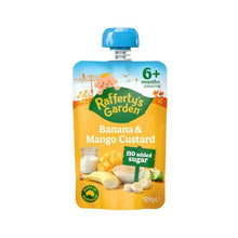 RAFFERTY'S GARDEN BANANA & MANGO NO ADDED SUGAR CUSTARD 6+ MONTHS 120G
