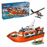 LEGO City Coast Guard Rescue Boat and Helicopter 60504