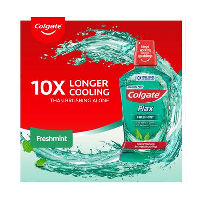 Colgate Plax Alcohol Free Mouthwash Freshmint