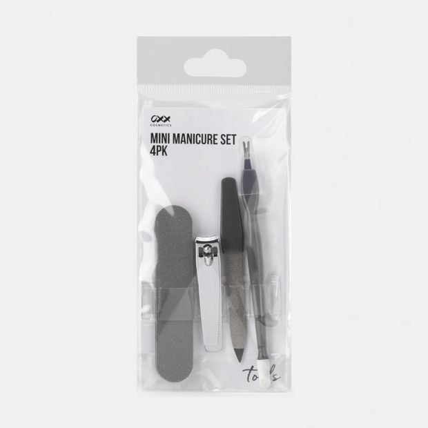 Mini Manicure Set, 4 Piece - OXX Cosmetics