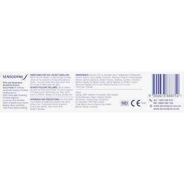 Sensodyne Sensitivity & Gum Extra Fresh Toothpaste 100g