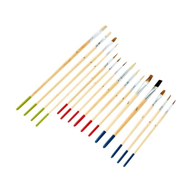 Value Brush Set, 15 Piece - Anko