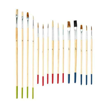 Value Brush Set, 15 Piece - Anko