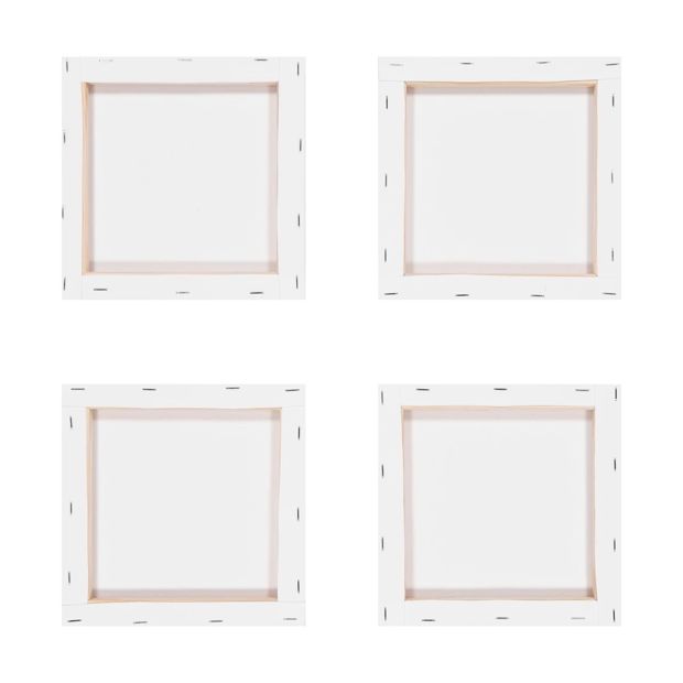 8" x 8" Stretch Canvas, 4 Pack - Anko