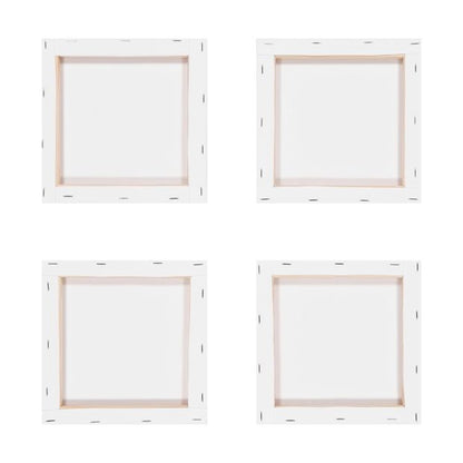 8" x 8" Stretch Canvas, 4 Pack - Anko
