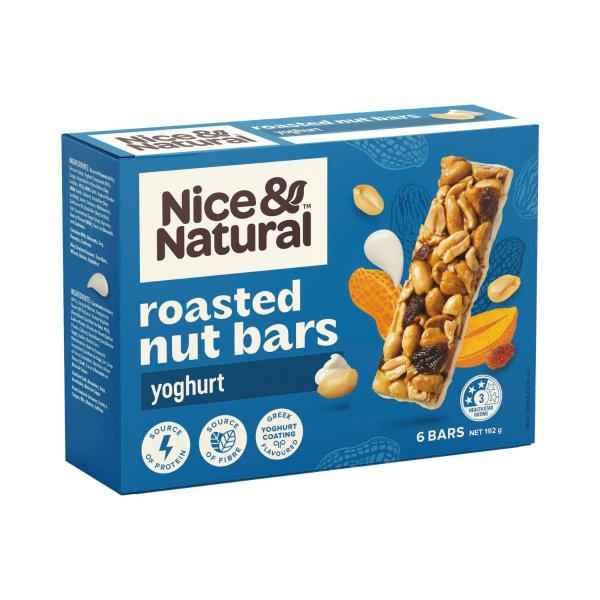 Nut Bars Yoghurt Multipack Snacks 6 Pack