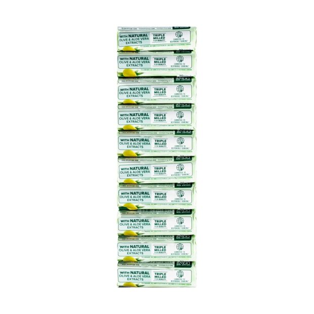 Palmolive Naturals Moisture Care Bar Soap, Olive & Aloe Vera - 10 Pack