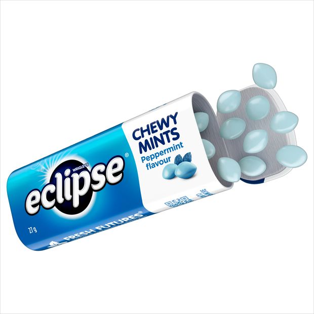 Wrigley's Eclipse Chewy Peppermint Mints - 27g