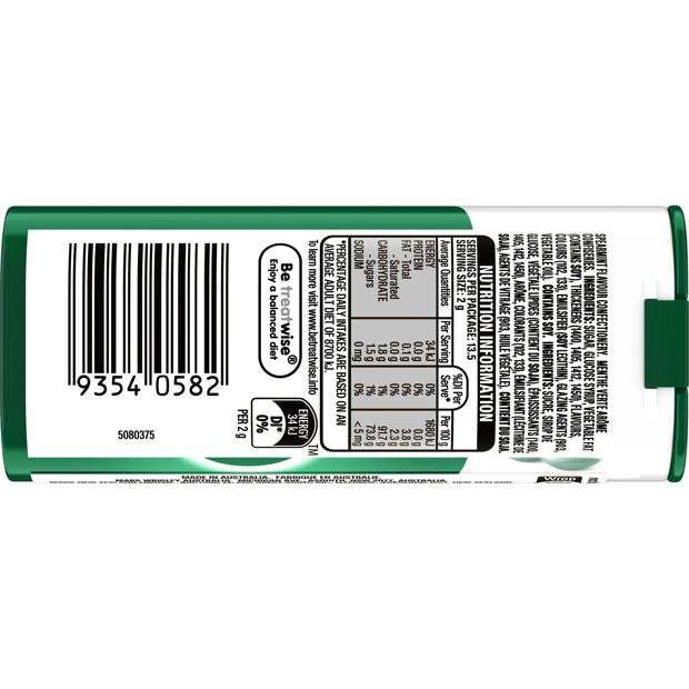 Wrigley's Eclipse Chewy Spearmint Mints - 27g