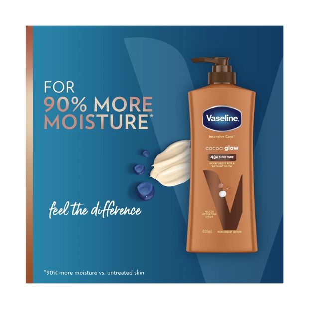 Vaseline Cocoa Glow Intensive Care Body Lotion - 400ml