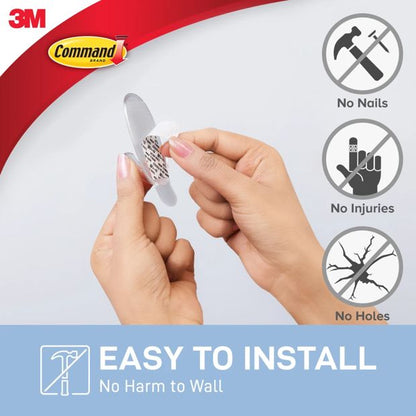 3M Command Medium Hooks - Clear