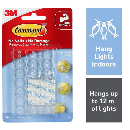 3M Command Decorating Clips - Clear