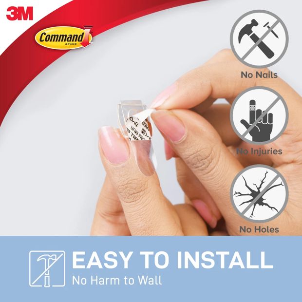 3M Command Decorating Clips - Clear