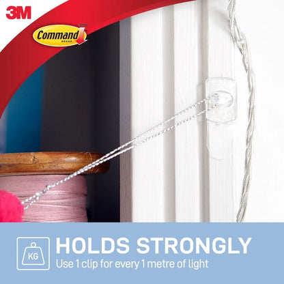 3M Command Decorating Clips - Clear