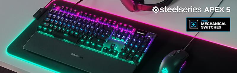 SteelSeries Apex 5 Gaming Keyboard
