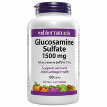 Webber Naturals Glucosamine Sulfate 1500mg 180 Tablets