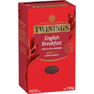 Twinings English Breakfast Loose Leaf Tea 125g