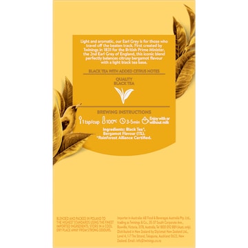 Twinings Earl Grey Loose Leaf Tea 125g