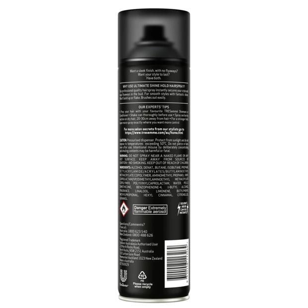 TRESemme Ultimate Hold Platinum Shine Hairspray - 360g