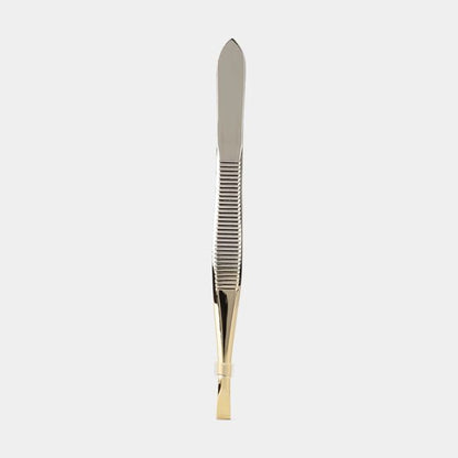 Gold Look Tip Square Tweezer - OXX Cosmetics