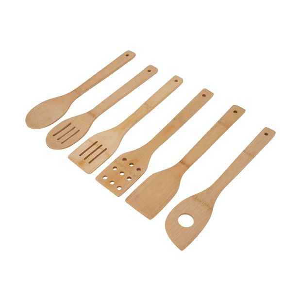 Bamboo Utensils, Set of 6 - Anko