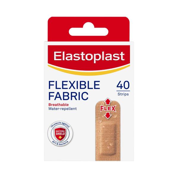 ELASTOPLAST FLEXIBLE FABRIC STRIPS 40PK