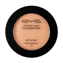 Two-Way Cake Foundation 7g, Medium Beige - BYS