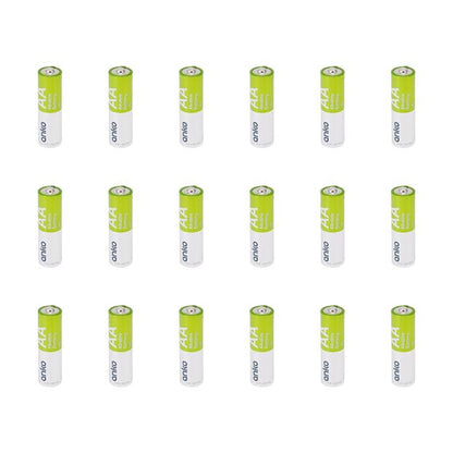 High Performance Alkaline Batteries, AA, Pack of 18 - Anko