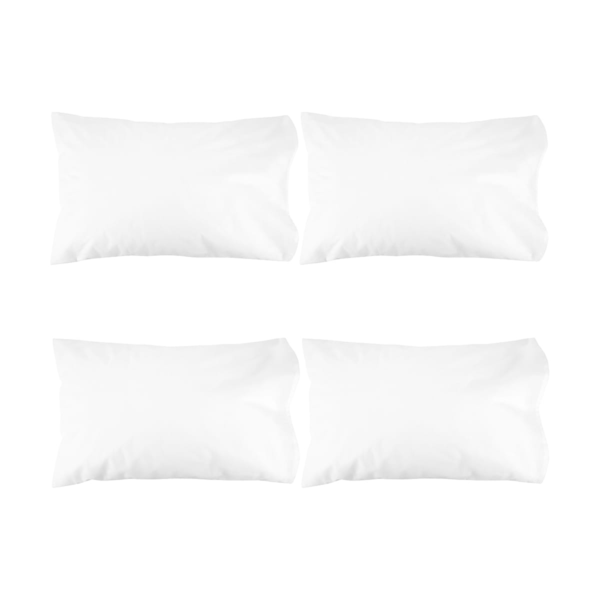 4 Pack Pillow Protectors - White