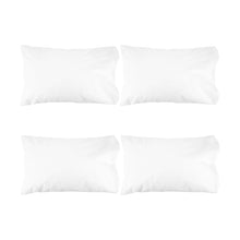 4 Pack Pillow Protectors - White