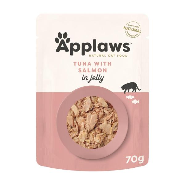Cat Food Pouch Tuna & Salmon In Jelly