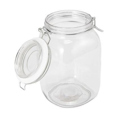 Clip Lid Glass Canister, 1.5L - Anko