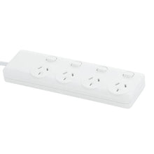Individually Switch 4 Outlet Powerboard - Arlec