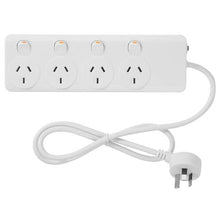 Individually Switch 4 Outlet Powerboard - Arlec