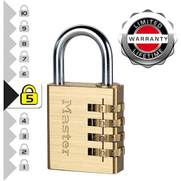 Master Lock 40mm Combination Padlock each