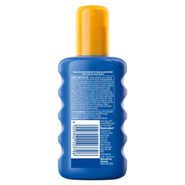 NIVEA Sun Ultra Sport Cooling SPF50+ Sunscreen Spray 200ml
