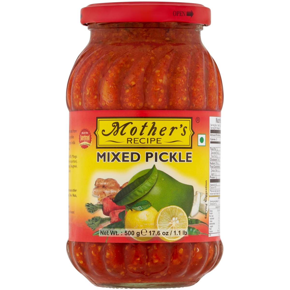 Mother's Recipe Mixed Pickle 500g