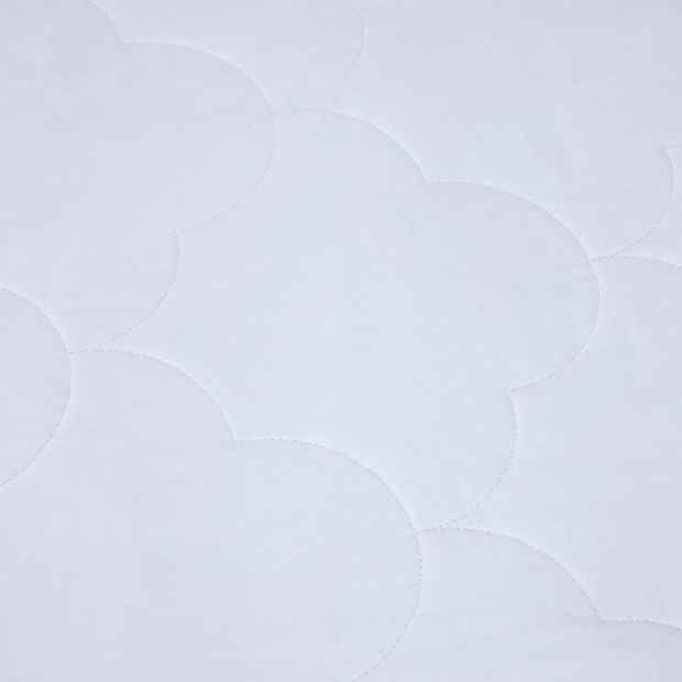 Cotton Filled Fitted Mattress Protector, Queen Bed - Anko