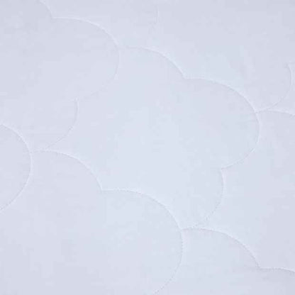 Cotton Filled Fitted Mattress Protector, Queen Bed - Anko