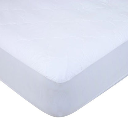 Cotton Filled Fitted Mattress Protector, Queen Bed - Anko