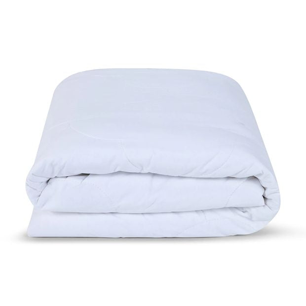 Cotton Filled Fitted Mattress Protector, King Bed  - Anko