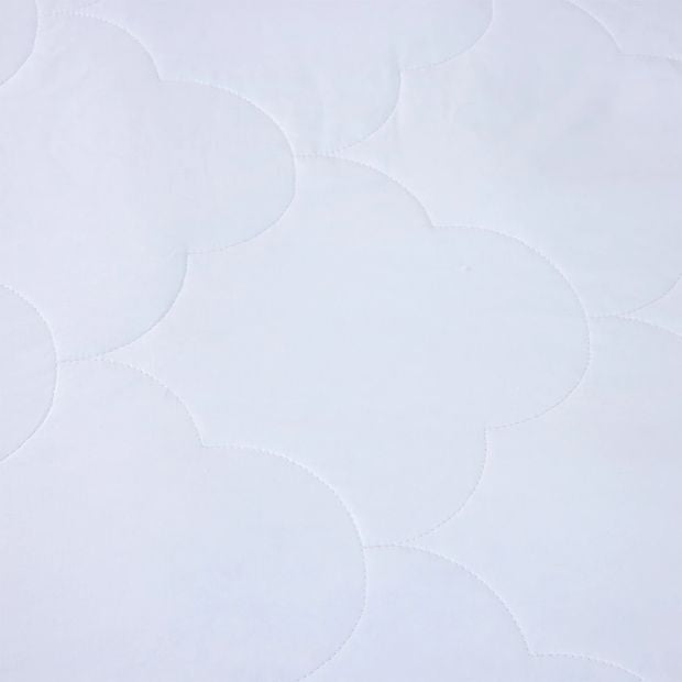 Cotton Filled Fitted Mattress Protector, King Bed  - Anko