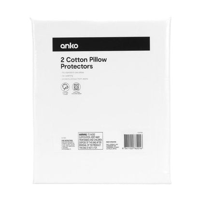 Pillow Protectors, Set of 2 - Anko