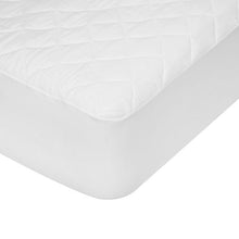 Cotton Top Fitted Mattress Protector, Single Bed - Anko